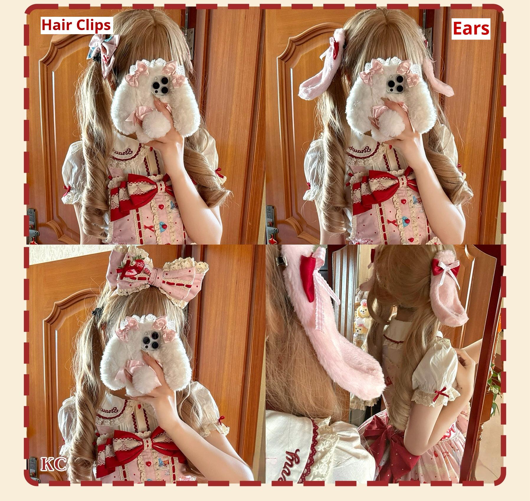 DreamWhale - Showa Dessert Showcase - Kawaii Lolita Dress Suit Pudding-Inspired JSK/Salopette 43200:771628