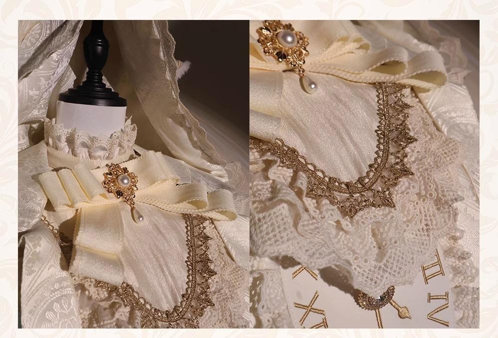 LizBird - Reincarnation of Time - Elegant Lolita OP Set with Waist-Cinching and A-Line Styles 42577:746115