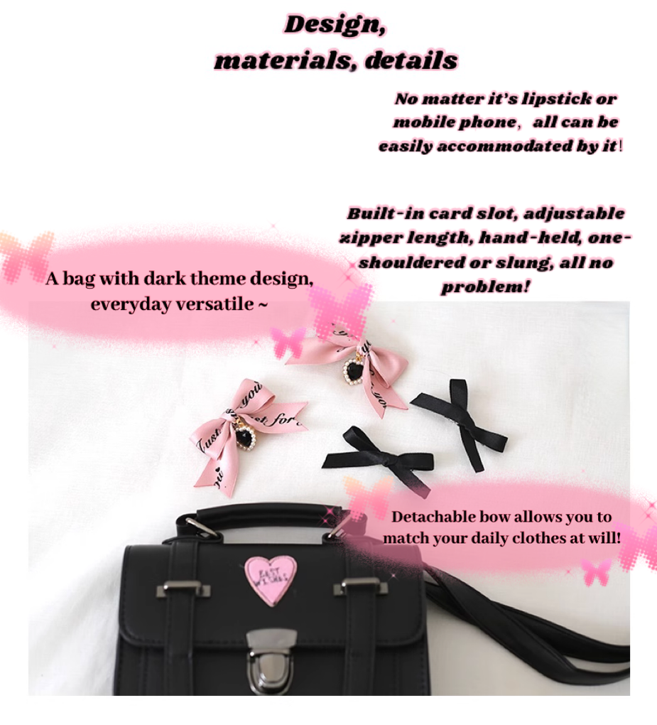 Xiaogui - Sweet Lolita Cross-Body Bag College Style Shoudler Bag