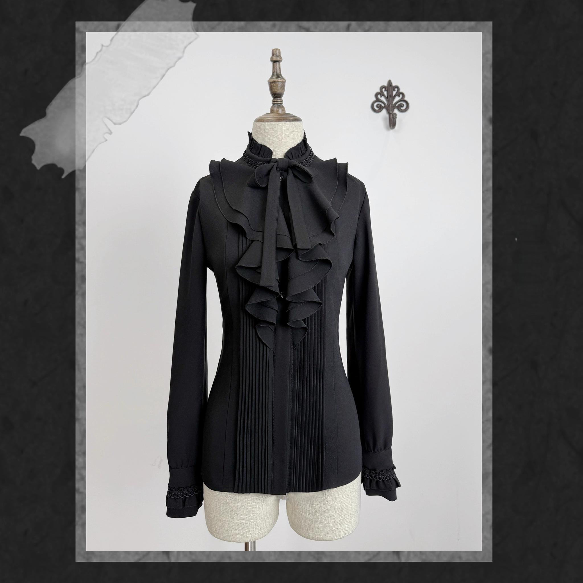 The Seventh Tenet - Classic Lolita Wool SK Set, Detachable Cape (L M S XL) 44394:807004