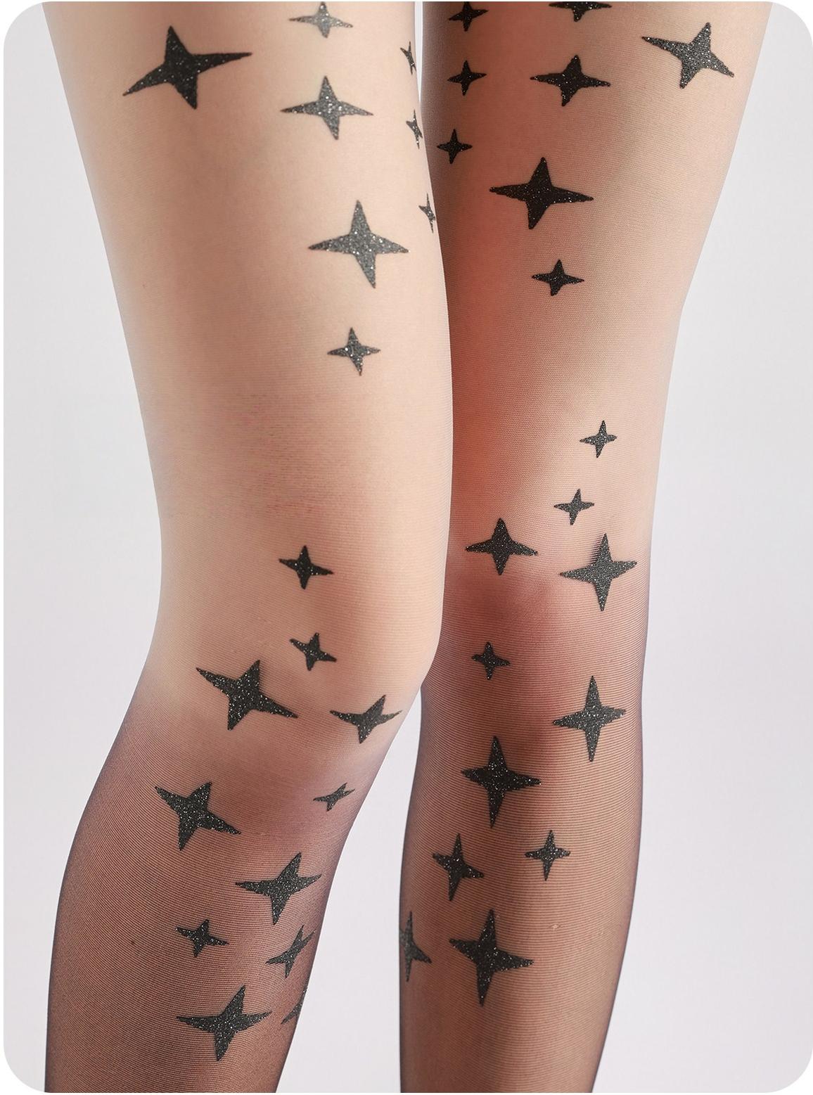 Printed Gothic Lolita Pantyhose, Gradient Color