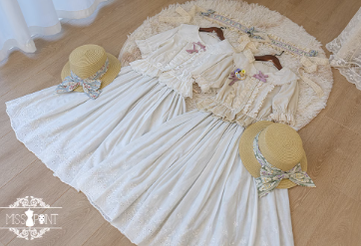 Miss Point~Little Anna~Elegant Lolita Cotton Puff Sleeve Blouse 16928:232950