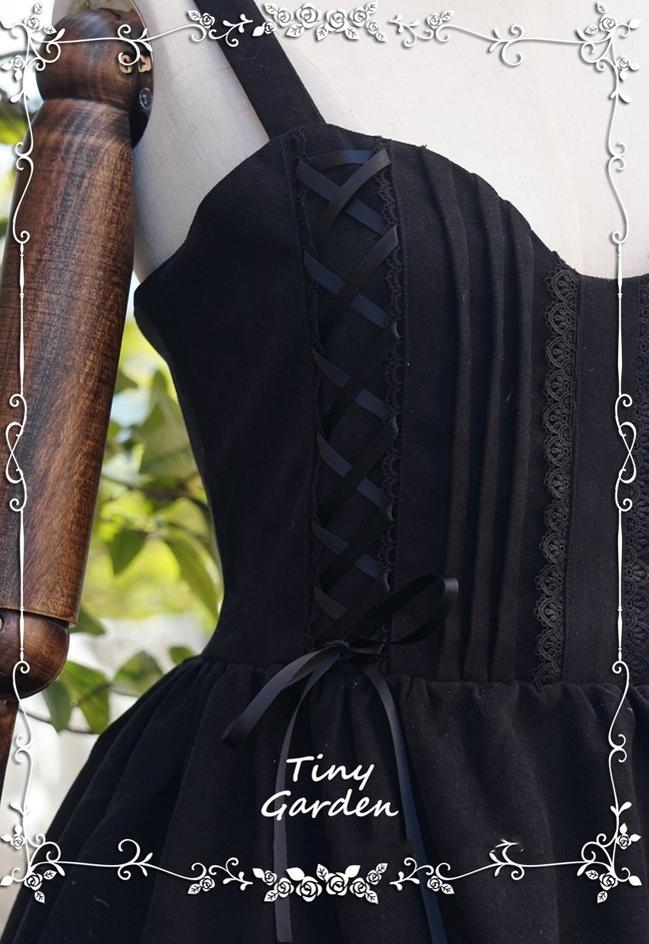 Tiny garden - Garden Waltz 1.0 Burgundy Autumn Winter Lolita JSK