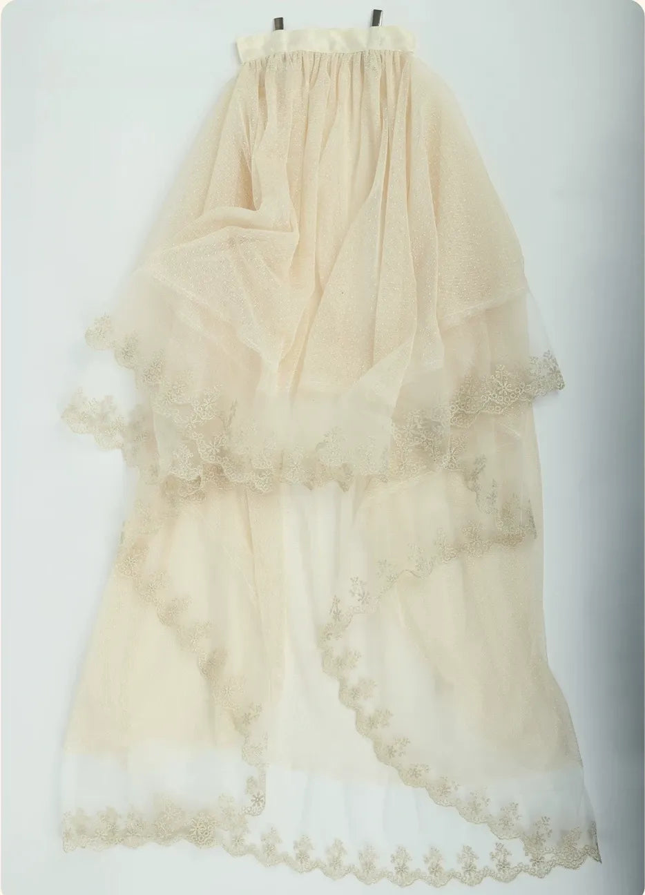 Champagne Classic Lolita Headdress and Choker, Floral Accent 45259:854954