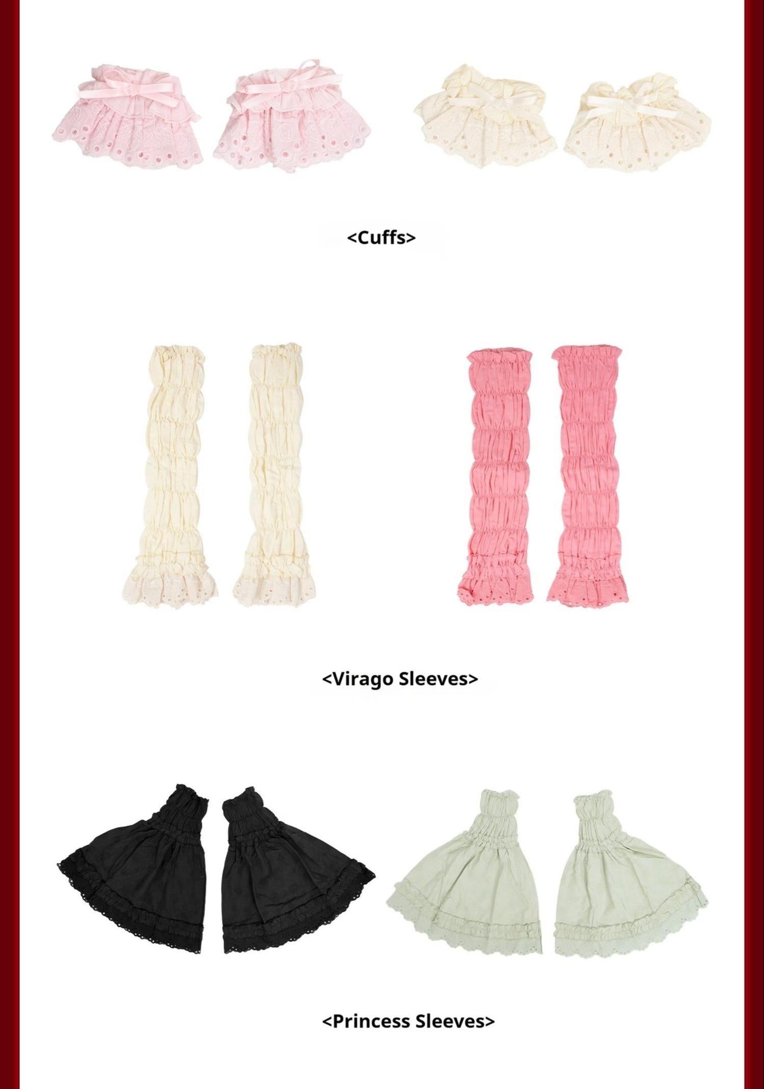 MEEKWIND - Miss Flora - Sweet Lolita Accessories Doll-like Headdress (Black Blue Burgundy Ivory) 42376:737690