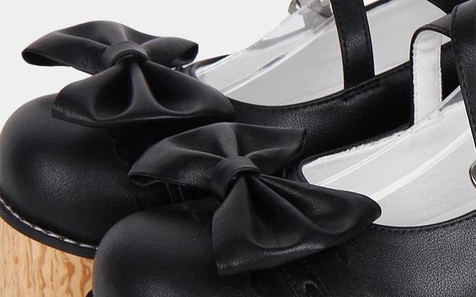 Angelic Imprint - Princess Lolita Platform Shoes, Wood Grain Sole 42465:798187