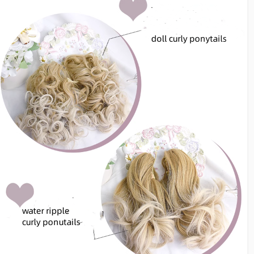 Sinwavy~Pandora's Box~Lolita Short Wig with Cute Double Ponytails 33090:432228