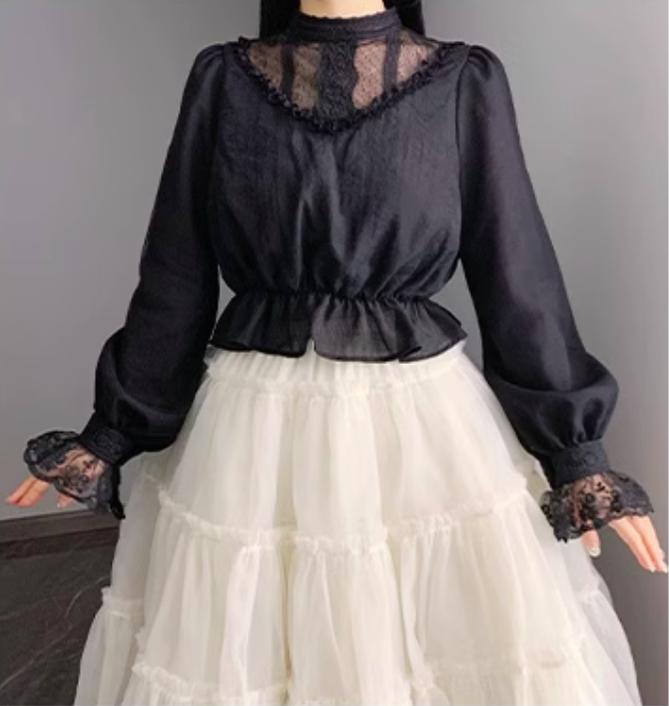 With PUJI~Love Poem~Classic Lolita Shawl 3-Color Versatile Spring Innerwear 34750:492314