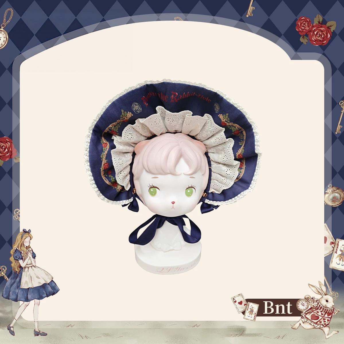 Down the Rabbit Hole - Daily Wear Classic Lolita OP & JSK Dress, Alice in Wonderland Print (L M S XL XS) 46008:871997