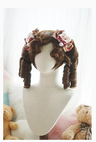 Imperial Tea~Daily Lolita Wigs Roman Roll Wig 33894:456824