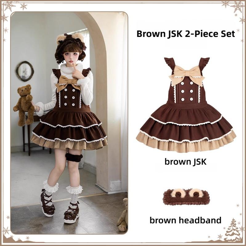 Snowlight of Tokamachi - Kawaii Lolita JSK, Animal Ear Headband (L M S) 44363:806356