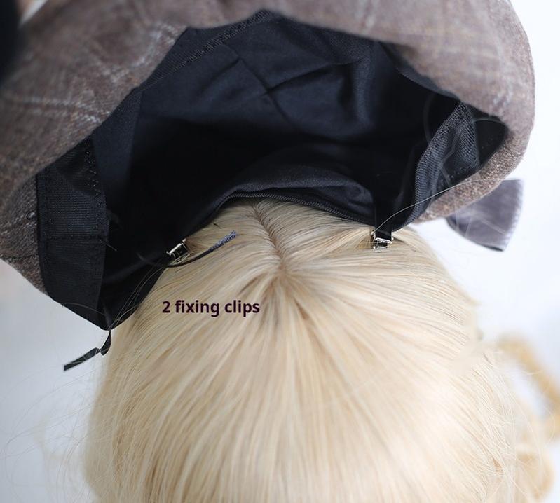 Xiaogui - Japanese Sweet Lolita Beret Winter Daily Plaid Hat