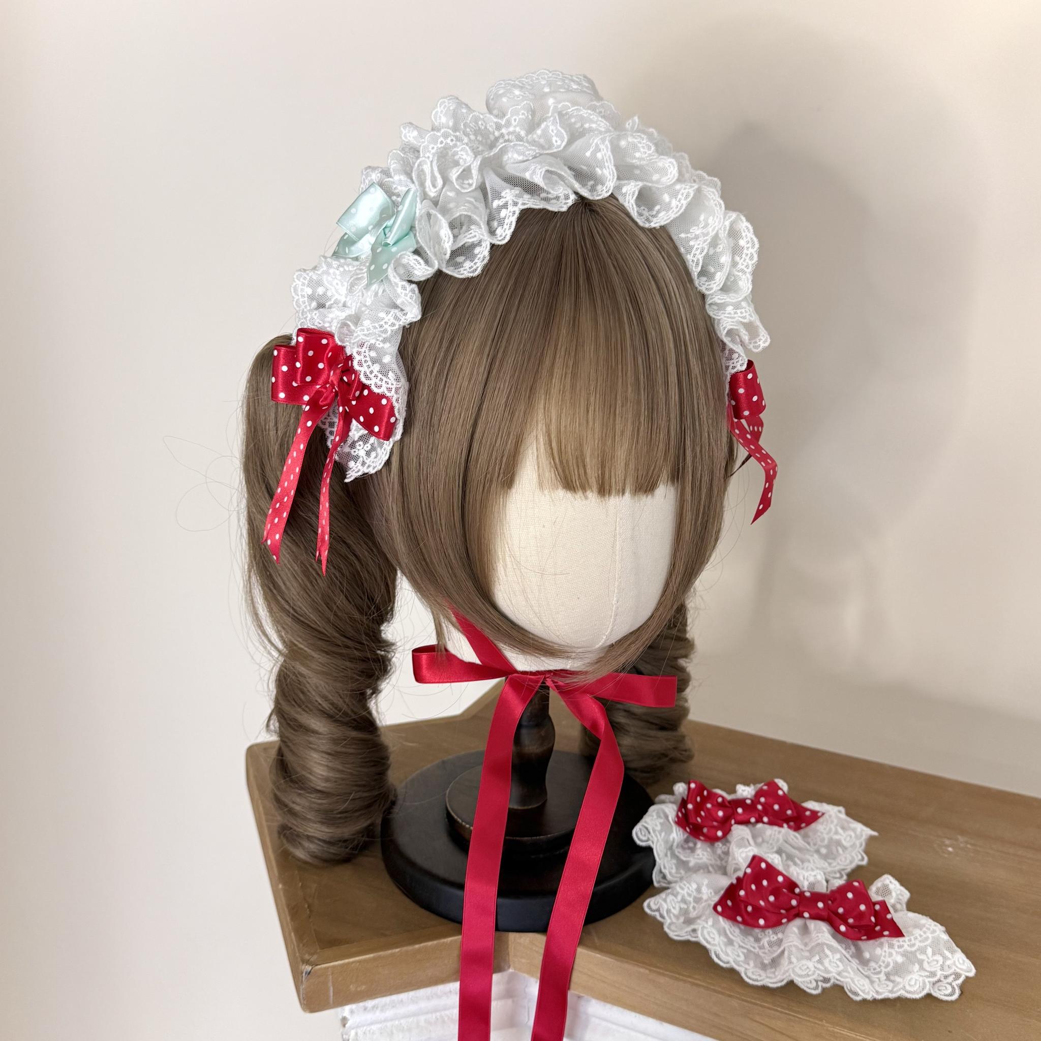 The Weird Strawberry Lady - Old School Lolita JSK, Hand-Studded Strawberry (L M S XL) 45165:837802