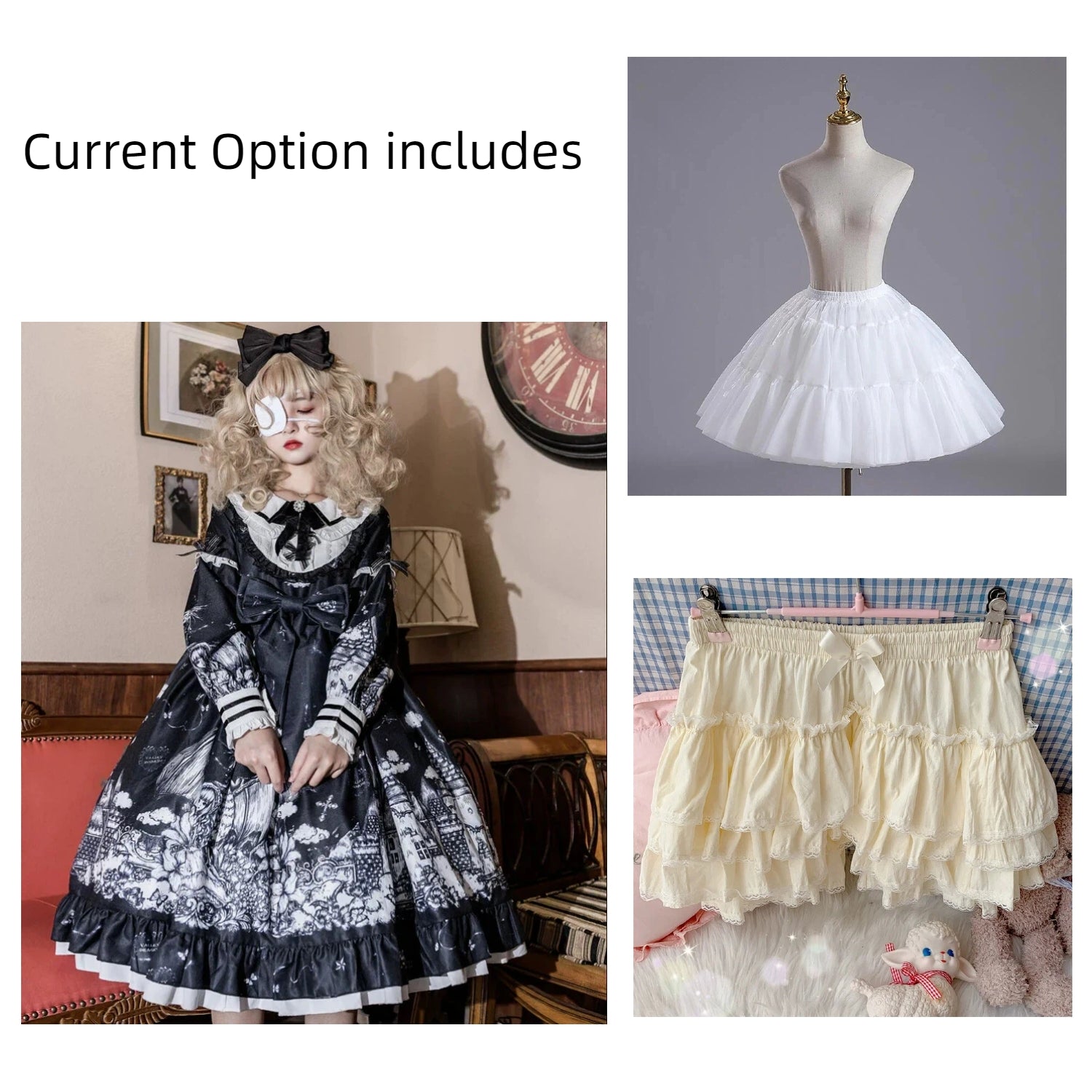 3-Piece Set – Bloomer + OP + Petticoat | Save 15% (Use Code: Best15)