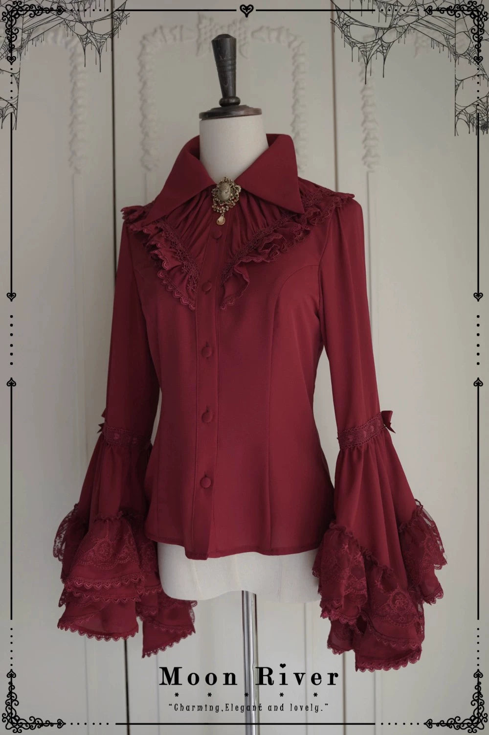 Moon River - Moonlit Spider - Gothic Lolita SK & JSK Dress Outfit Set 44232:799680