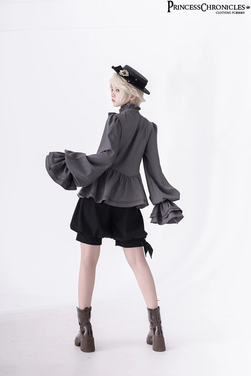 Princess Chronicles - Hunting Rabbit - Ouji Lolita Rabbit Ears Coat & Shirt Set