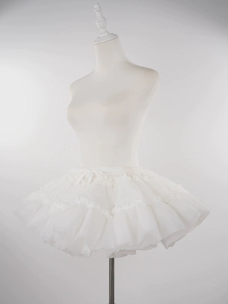 OCELOT - White Puffy Lolita Petticoat | 11.8" (30 cm) Length 44143:796726