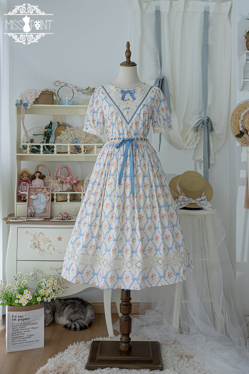 (Buyforme)Miss Point~Happy Summer Elegant Lolita Floral OP Dress