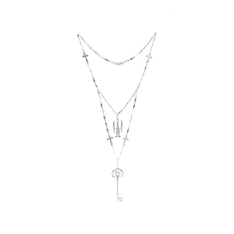 With PUJI - Letter and Poetry · Raven's Night Song - Oriental Aesthetics Gothic Lolita Dress Set 43907:788847