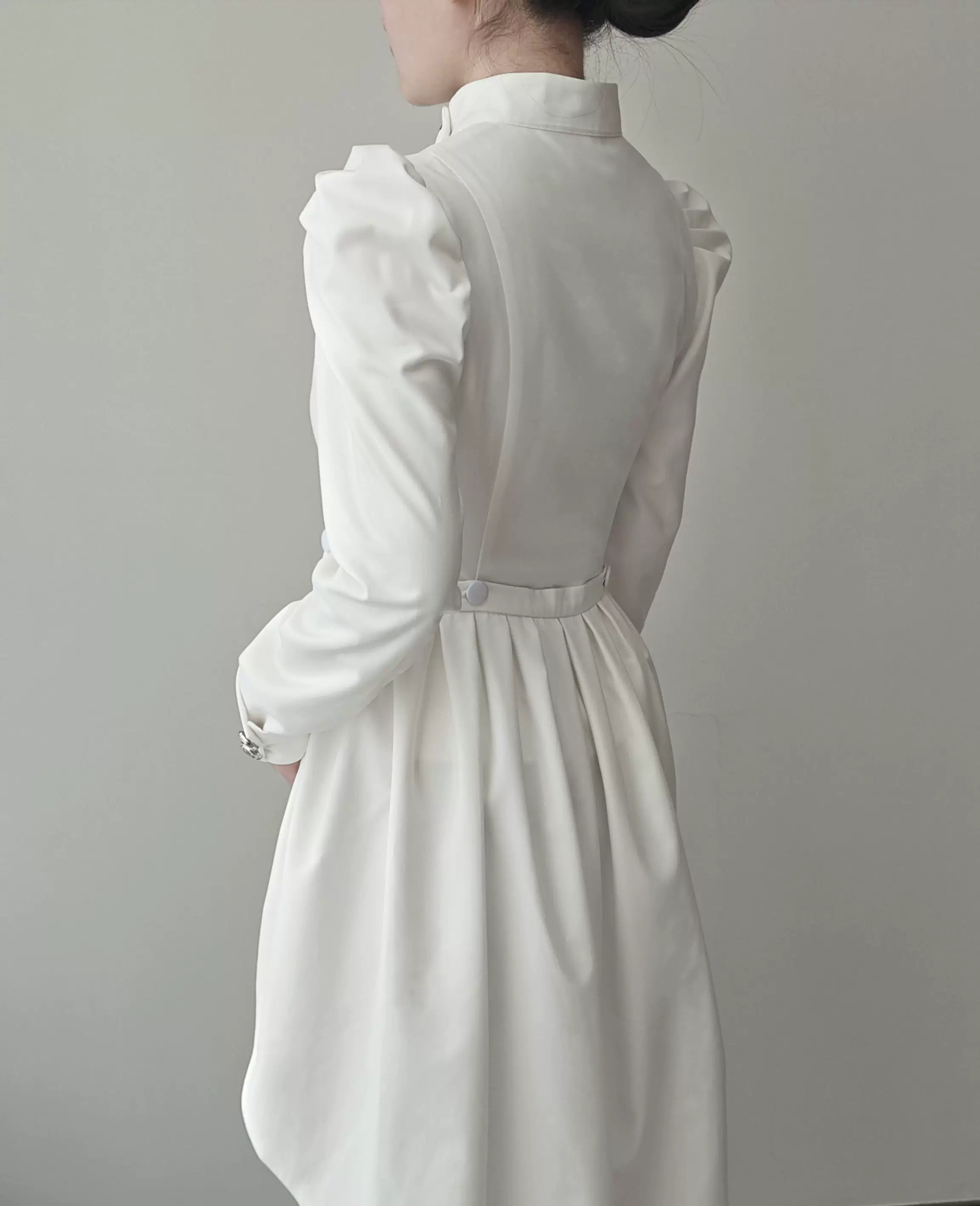 White Night Sonata - Ouji Lolita Embroidery Coat, Detachable Trailing