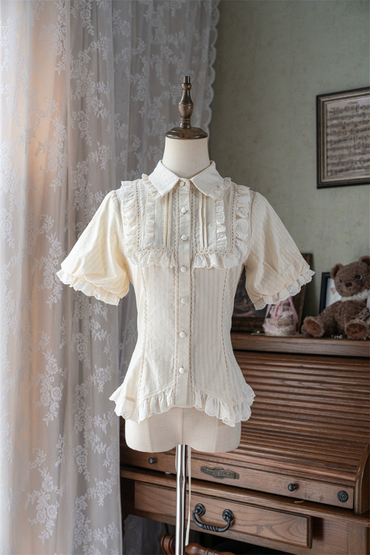 Uncle's Workshop - Secret Key - Classic Lolita Dress Suit, Key Print (L M S) 43925:790945