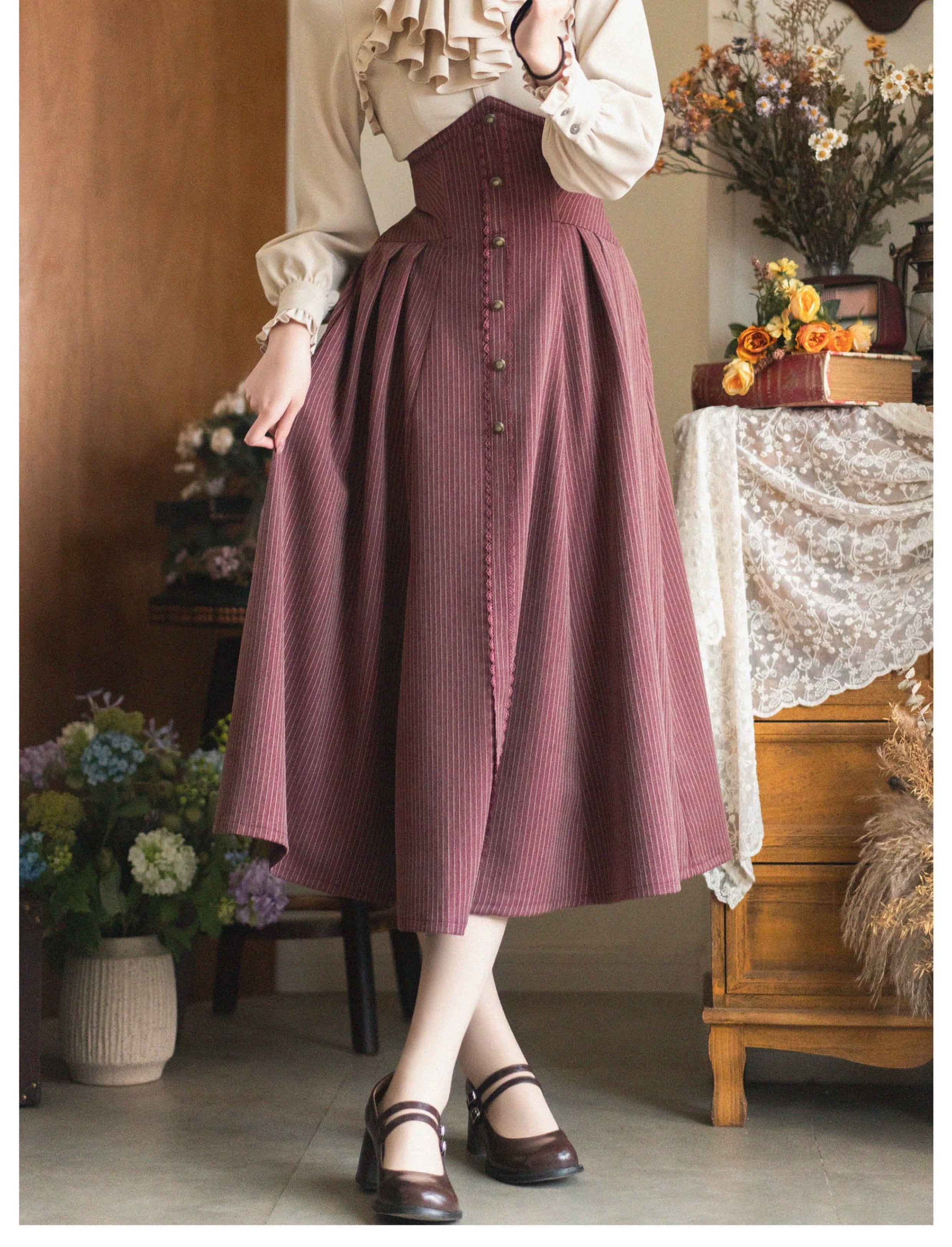 Forest Wardrobe - Forest Stationery - Classic Lolita SK Suit With Shirt And Coat 42087:725970