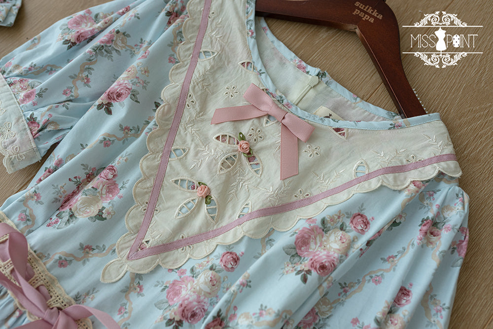 (Buyforme)Miss Point~Happy Summer Elegant Lolita Floral OP Dress 17704:244788