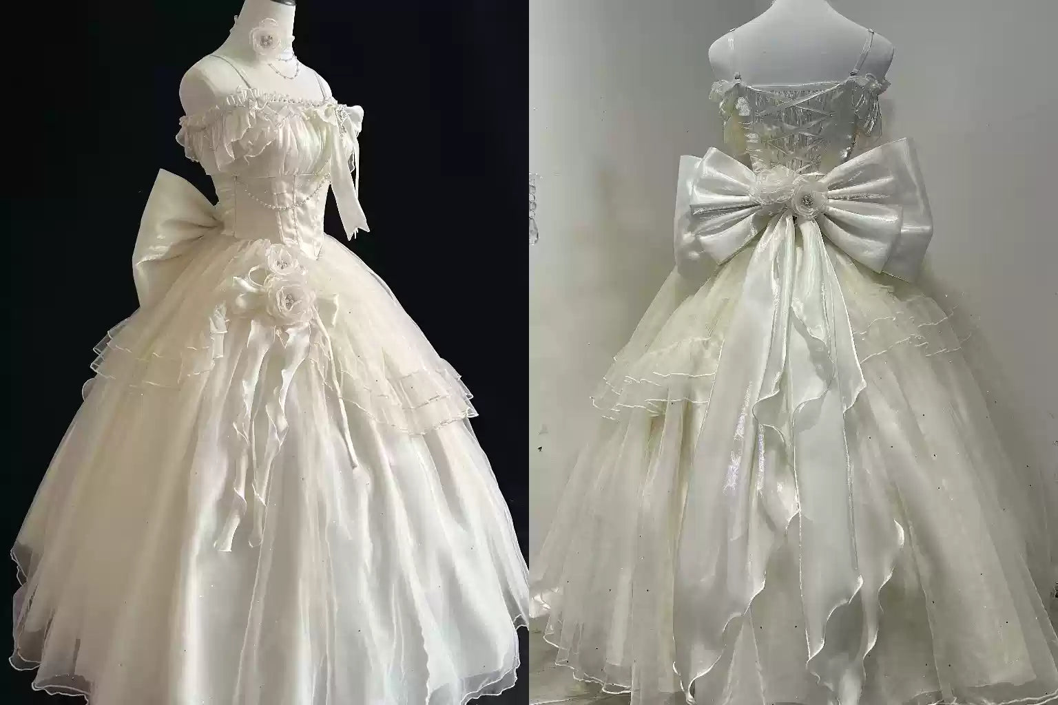 Meowing and fruity - Milky Way - Brilliant Princess Lolita Prom Dress Multicolors Long Dress