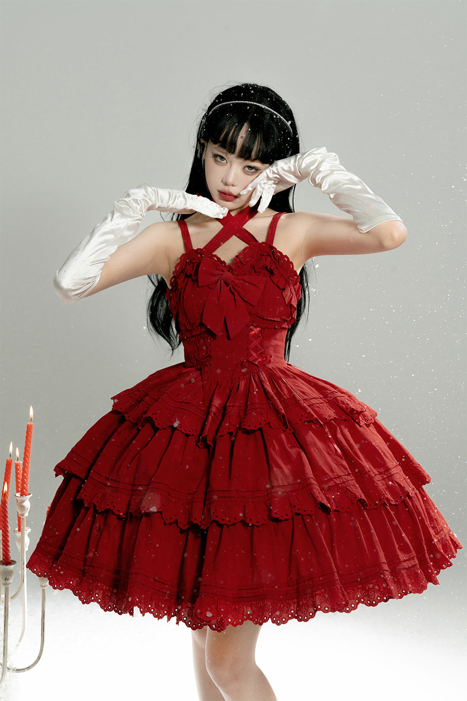 MEEKWIND - Miss Flora - Sweet Lolita Accessories Doll-like Headdress 42376:737572