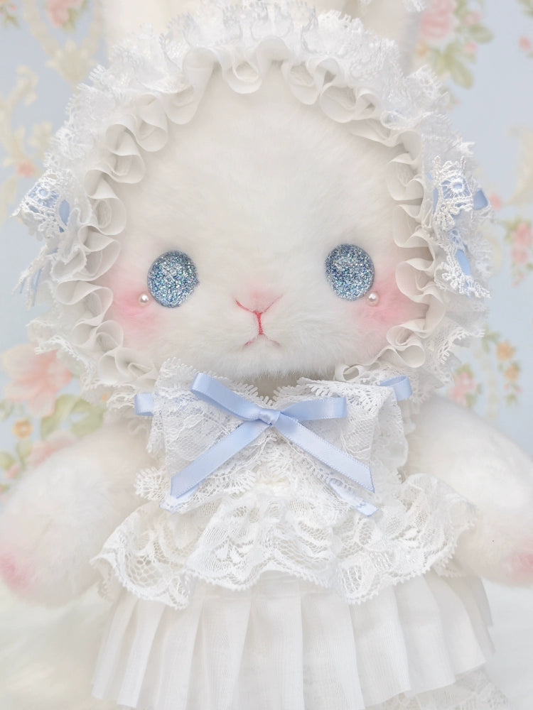Bear Star - Posable Plush Bunny Lolita Bag, Detachable Pearl Chains