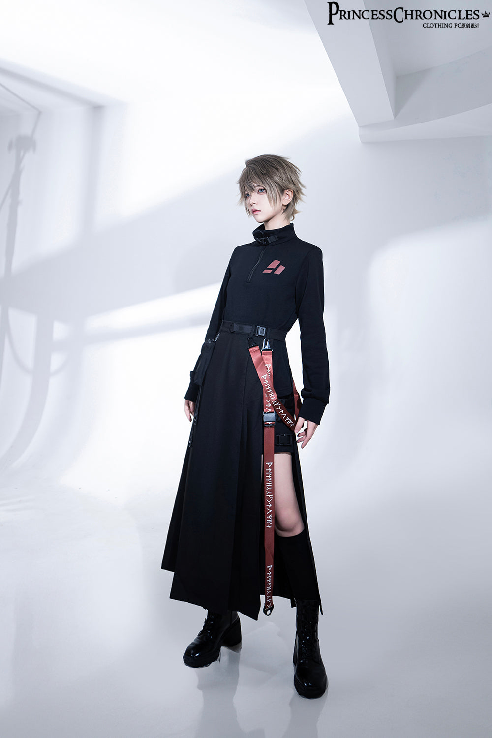 Princess Chronicles - Nameless Blade - Waste Soil Ouji Lolita Black Skirt