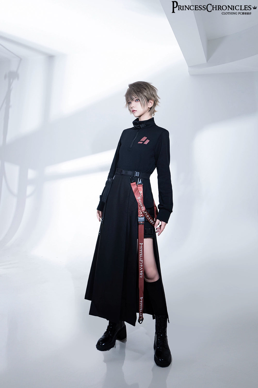 Princess Chronicles - Nameless Blade - Waste Soil Ouji Lolita Black Skirt