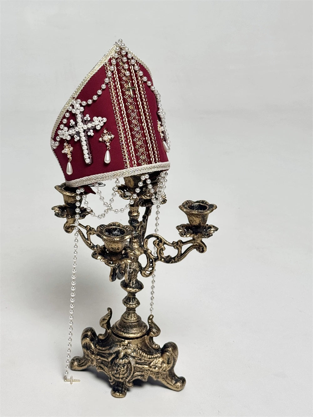 LeMiroir - Moonlit Prayer - Nun Lolita Crown, Elastic Headscarf