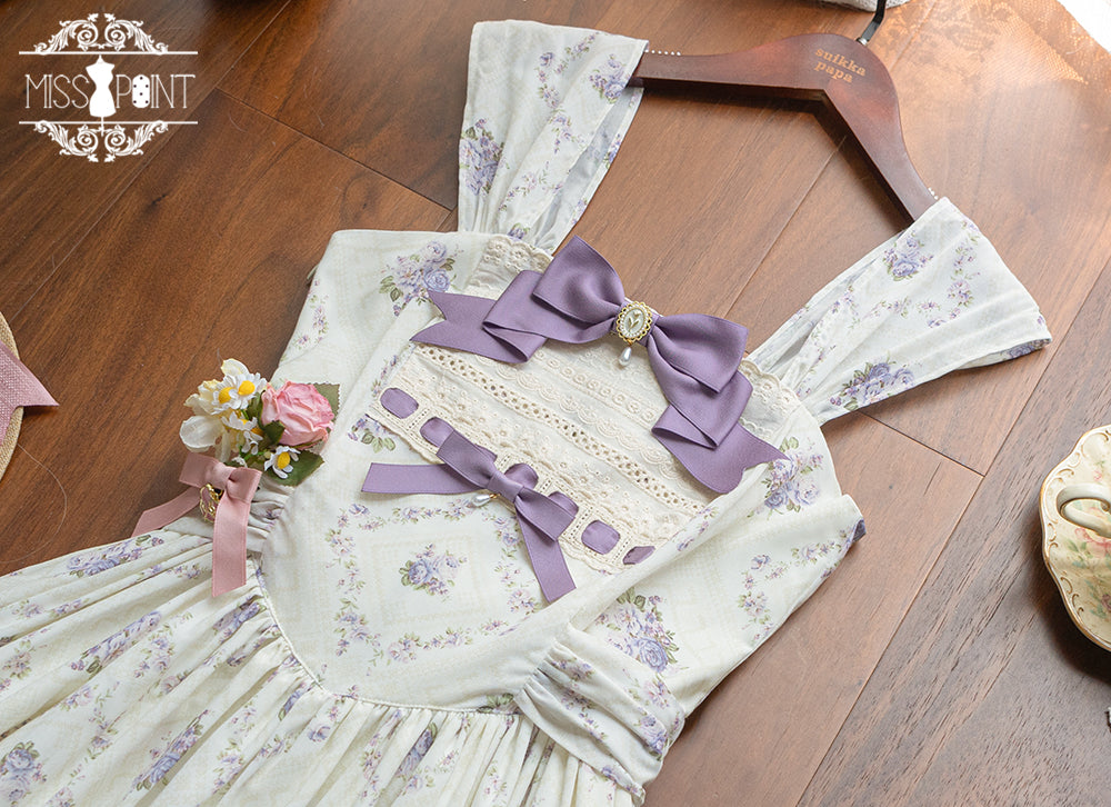 Miss Point~Customized Wood Rose 2.0 Elegant Vintage Jumper Dress 21392:302638