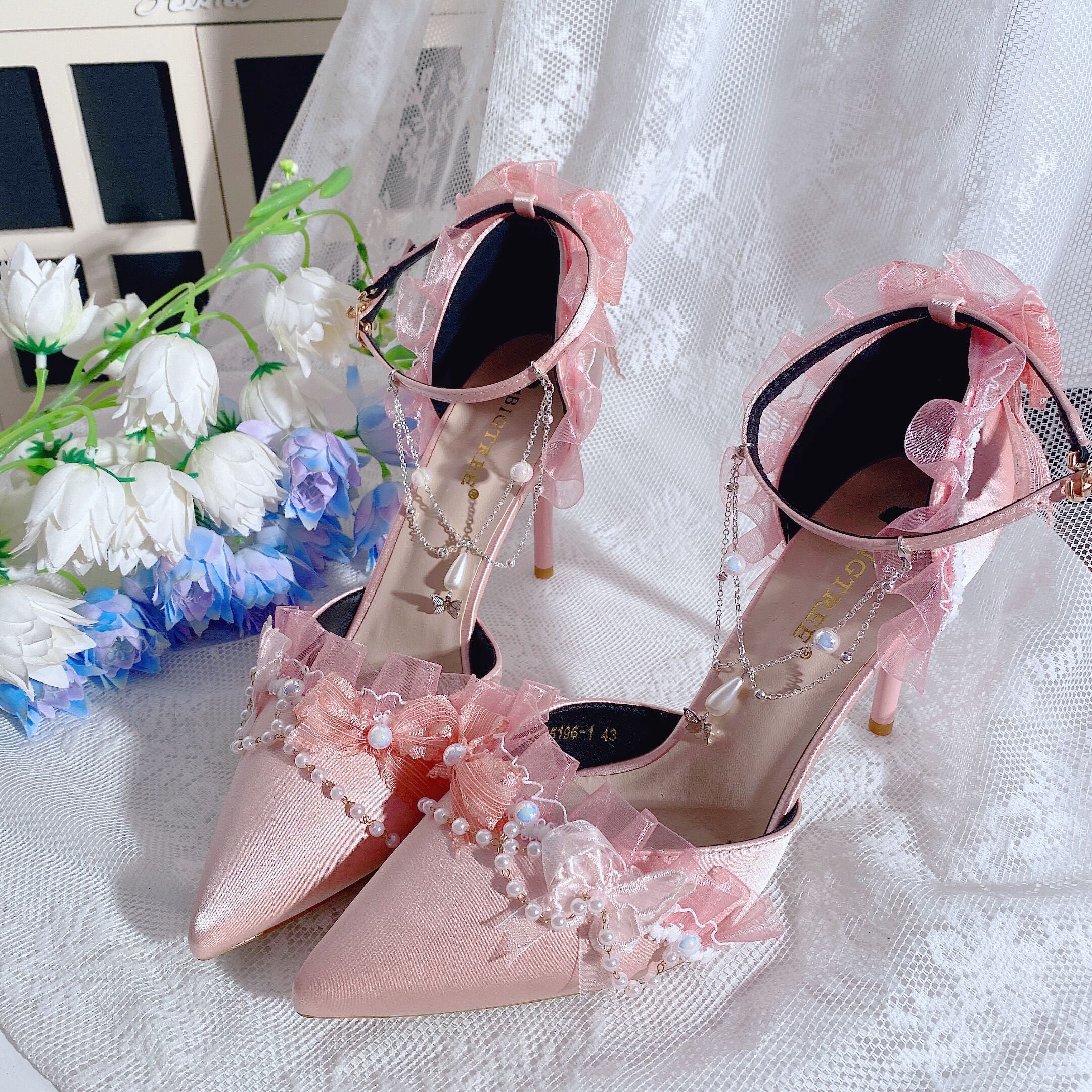 Ximeng Lolita - Deep Sea Hospital - Plus Size Wedding Lolita Bridal Shoes Customized Heels