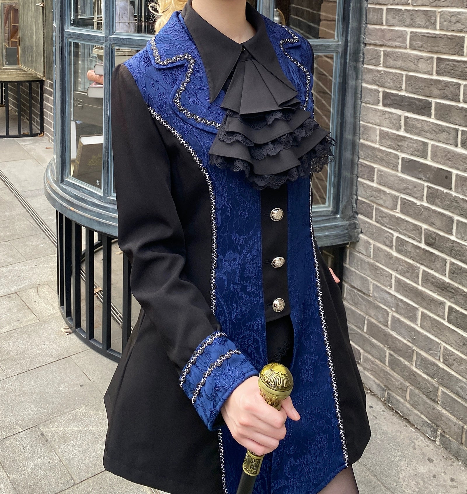 Oath of the Chapter - Ouji Lolita Suit Embroidered Prince Vest Shorts Coat 40532:661894
