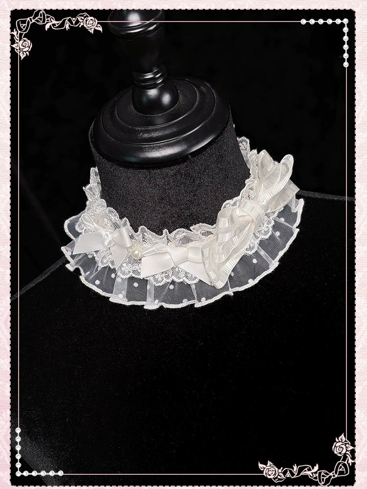 Shuang Sheng Xiao Xiong - Heart of Love - Lace Sweet Lolita Accessory Set 44308:803602
