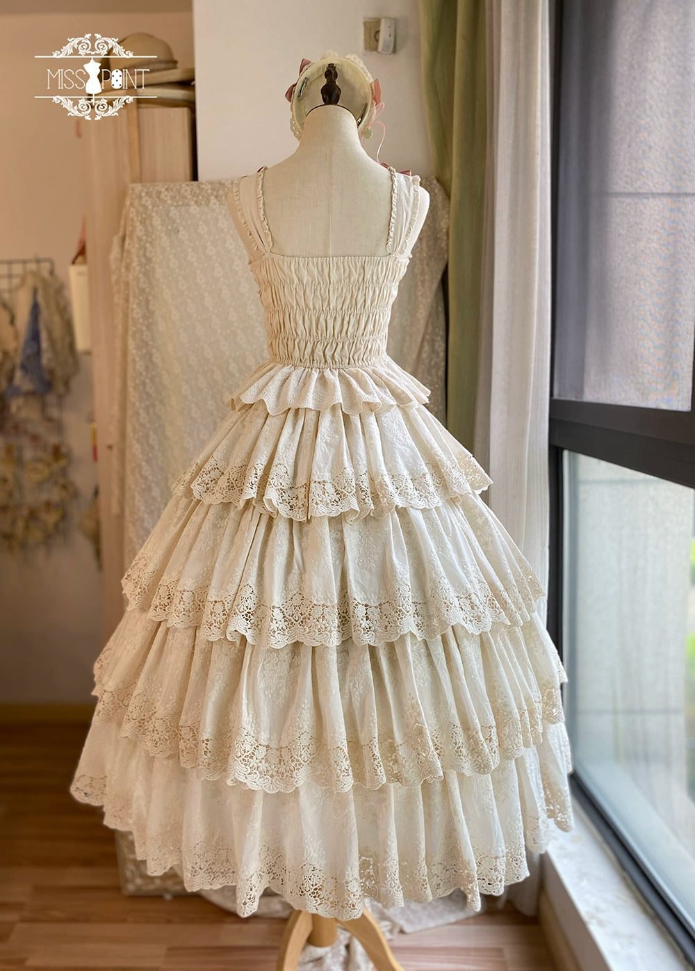Miss Point - Forest Waltz - Cotton Lolita Camisole Embroidered Cami Top