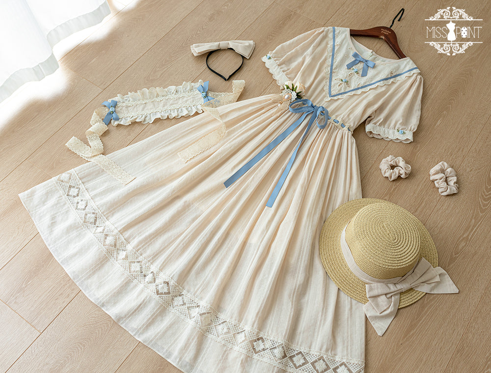 (Buyforme)Miss Point~Happy Summer Elegant Lolita Floral OP Dress 17704:244796