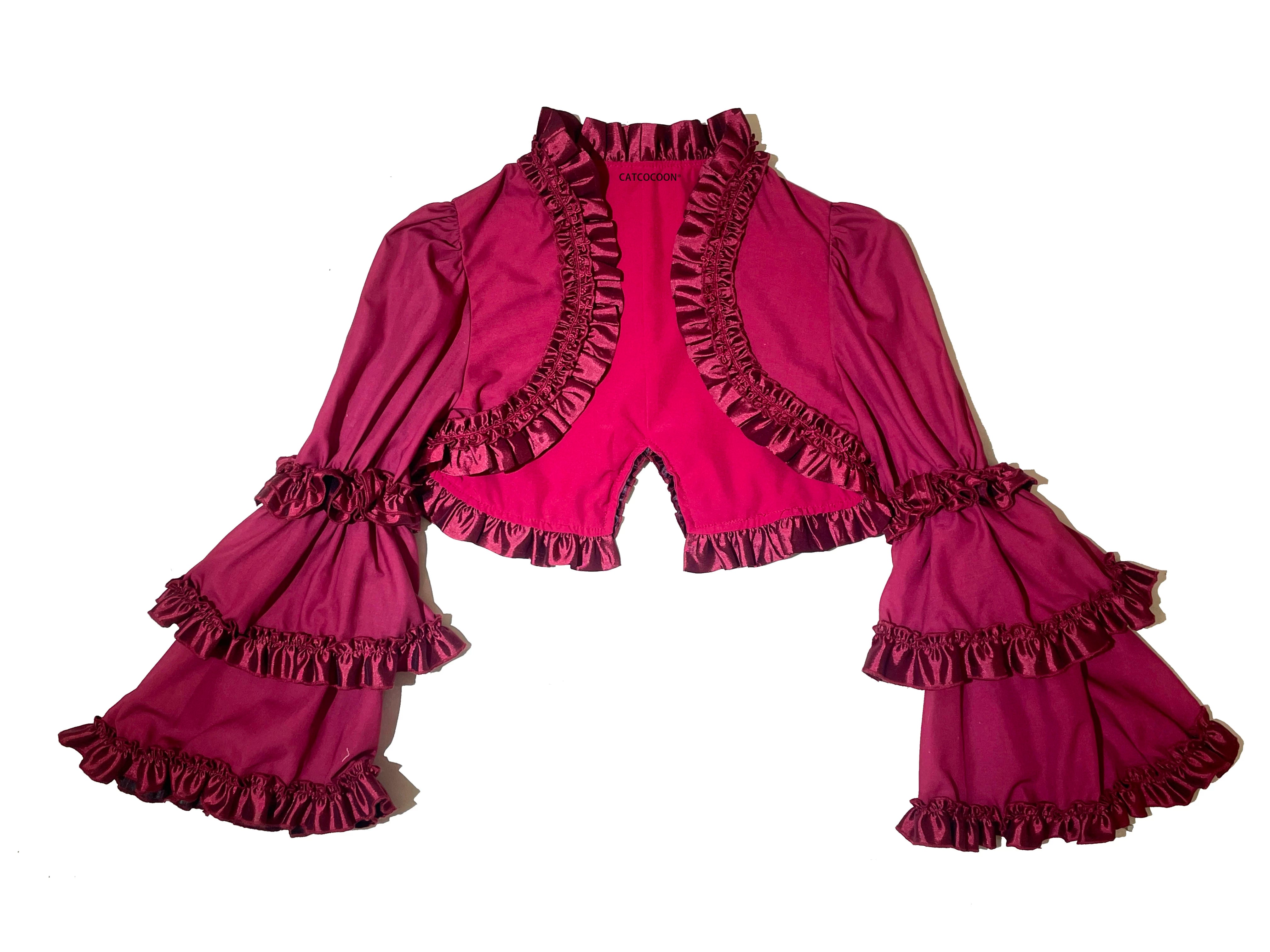 Lace Cross - Gorgeous Gothic Lolita JSK Dress, Hime Sleeve Bolero (L M S) 44545:813147