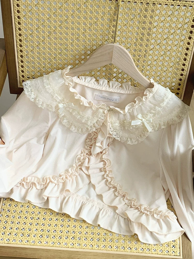 Half Summer - Sweet Lolita Sun Protection Bolero, Lace & Bow