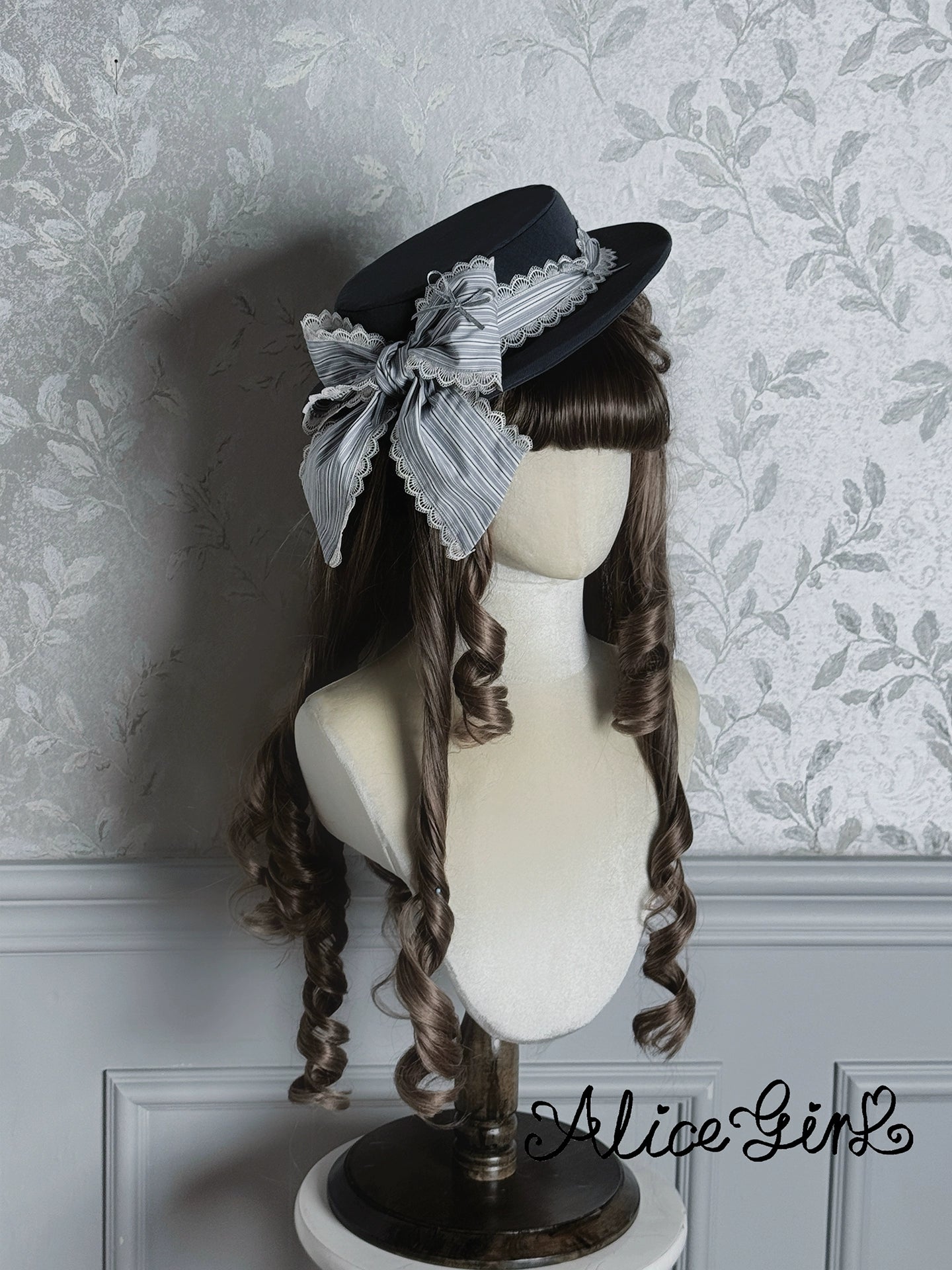Alice Girl - Duke of Victoria - Classic Lolita Top Hat & Brooch 44095:795434