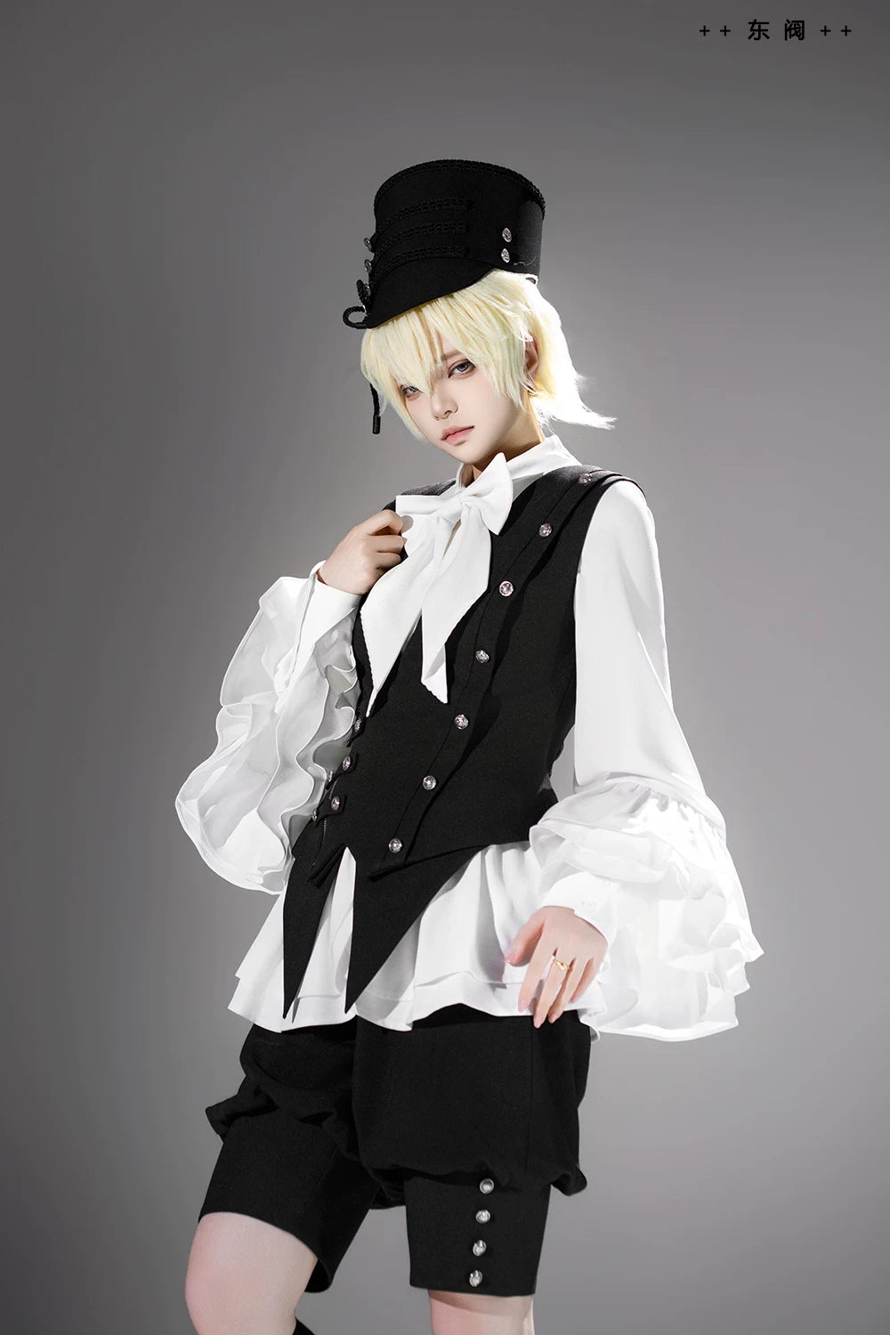 Ashes - Vintage Ouji Lolita Blouse and Shorts Set
