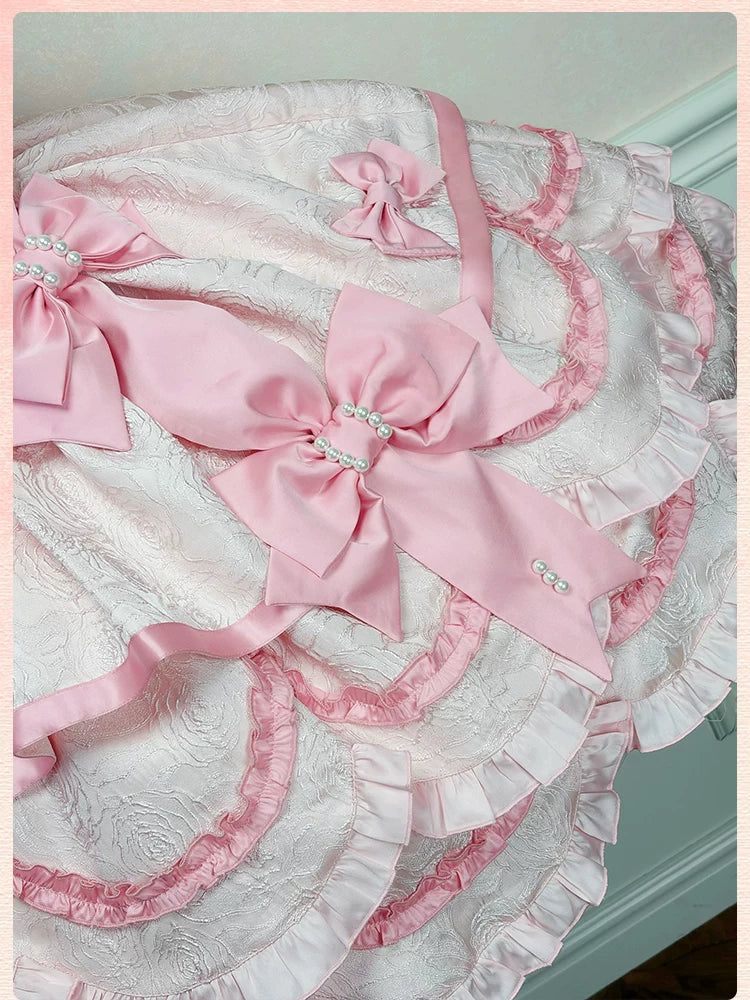 Sweetheart Petal - Sweet Lolita Petal Hem JSK Dress, Halter Neckline 44733:820723