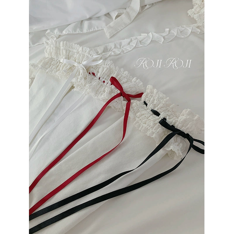 Roji Roji - Gentle Town - Sweet Lolita Cotton Calf Socks, Ankle Socks 37510:602236