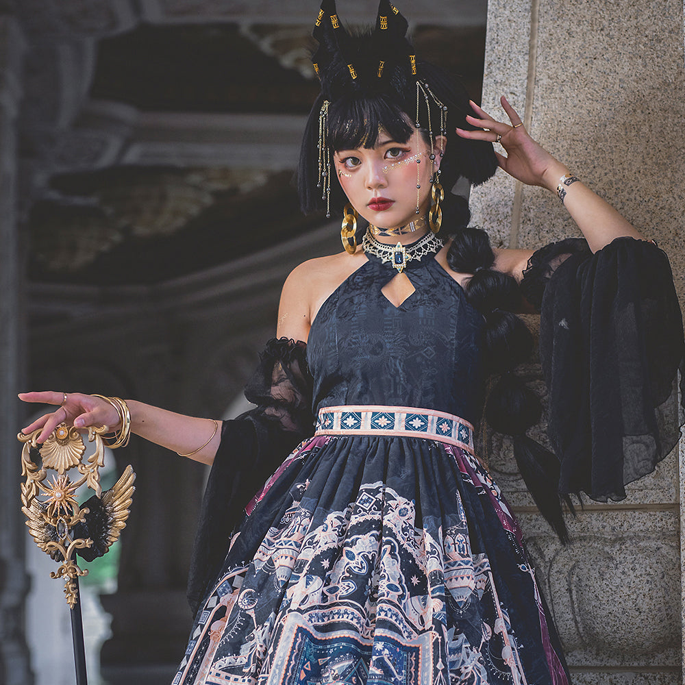 Miss Point~Dusk Bester~Egyptian Lolita Brooch Waistband Shawl 17026:232428