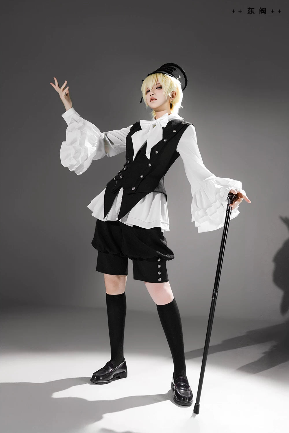Ashes - Vintage Ouji Lolita Blouse and Shorts Set