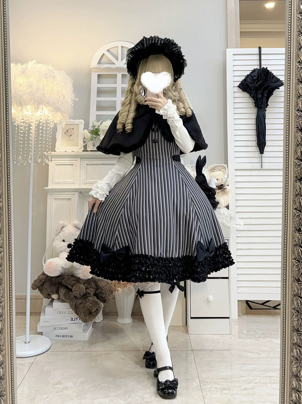 Miss Point - Classic Lolita JSK Customized Stripe Lolita Dress 40842:681056