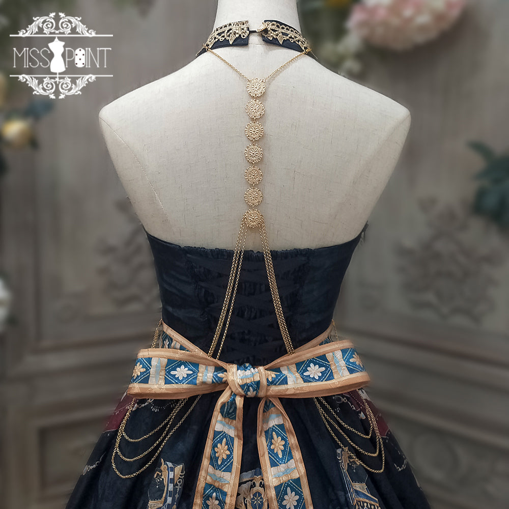 Miss Point~Dusk Bester~Egyptian Lolita Brooch Waistband Shawl halter jsk back chain 17026:232438