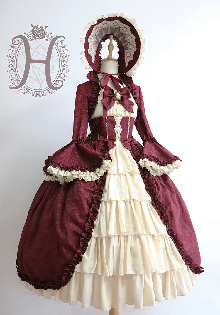 Henrietta - Victoria Doll - Vintage Lolita Dress Multicolor